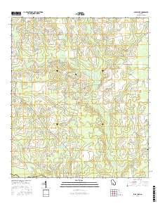 Sapps Lake 2017 topographic map thumbnail