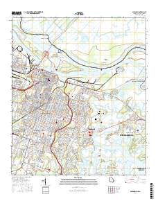 Savannah 2017 topographic map thumbnail