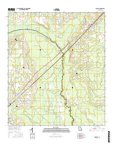 Screven 2017 topographic map thumbnail