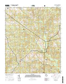 Shady Dale 2017 topographic map thumbnail