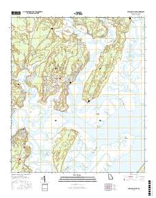 Shellman Bluff 2017 topographic map thumbnail