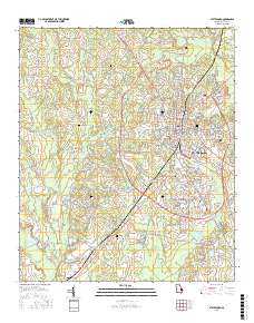 Statesboro 2017 topographic map thumbnail