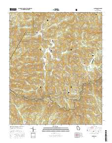 Suches 2017 topographic map thumbnail