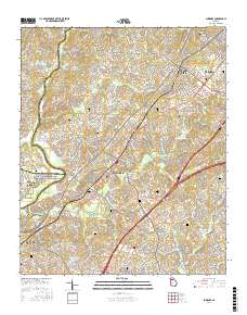 Suwanee 2017 topographic map thumbnail
