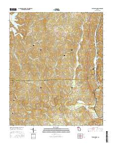 Talking Rock 2017 topographic map thumbnail