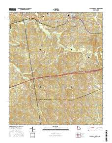 Tallapoosa South 2017 topographic map thumbnail