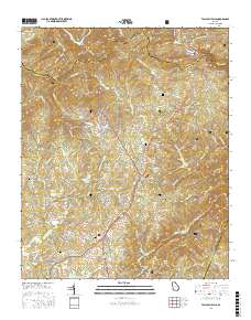 Tallulah Falls 2017 topographic map thumbnail