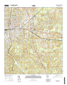 Thomasville 2017 topographic map thumbnail