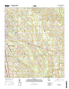 Tifton East 2017 topographic map thumbnail