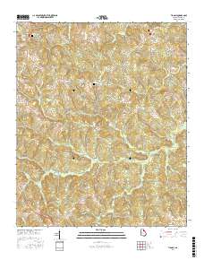 Tignall 2017 topographic map thumbnail