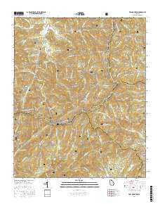 Tray Mountain 2017 topographic map thumbnail