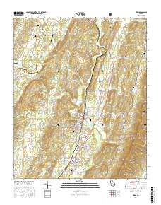 Trion 2017 topographic map thumbnail