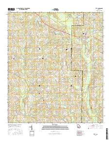 Ty Ty 2017 topographic map thumbnail