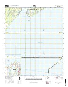 Tybee Island North 2017 topographic map thumbnail
