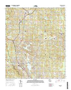 Tyrone 2017 topographic map thumbnail