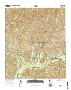 Upatoi 2017 topographic map thumbnail