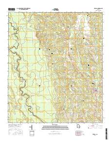 Uvalda 2017 topographic map thumbnail