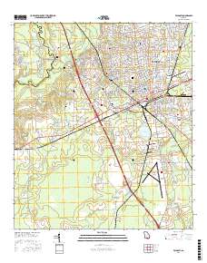 Valdosta 2017 topographic map thumbnail