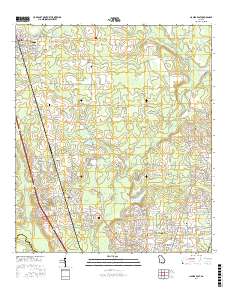 Hahira East 2017 topographic map thumbnail