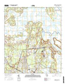 Harrietts Bluff 2017 topographic map thumbnail