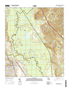 Warner Robins NE 2017 topographic map thumbnail