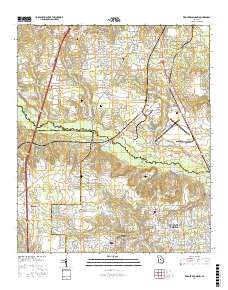 Warner Robins NW 2017 topographic map thumbnail