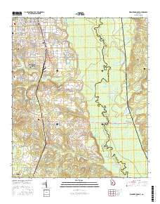 Warner Robins SE 2017 topographic map thumbnail