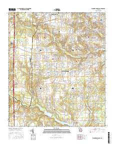 Warner Robins SW 2017 topographic map thumbnail