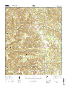 Warthen 2017 topographic map thumbnail