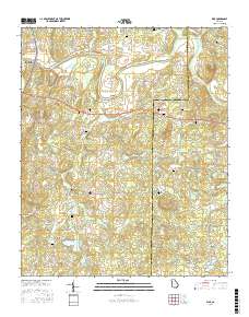 Wax 2017 topographic map thumbnail