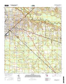 Waycross East 2017 topographic map thumbnail
