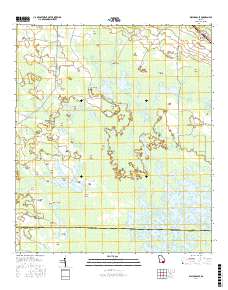 Waycross SE 2017 topographic map thumbnail