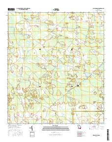 Waycross SW 2017 topographic map thumbnail