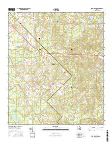 West of Eastman 2017 topographic map thumbnail