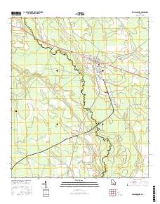 Willacoochee 2017 topographic map thumbnail