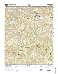 Winder South 2017 topographic map thumbnail