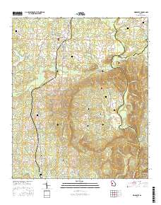 Woodbury 2017 topographic map thumbnail