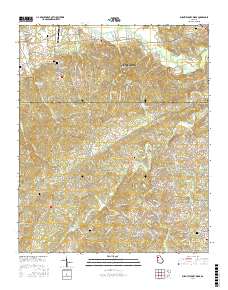 Burnt Hickory Ridge 2017 topographic map thumbnail