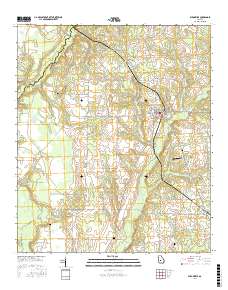 Byromville 2017 topographic map thumbnail