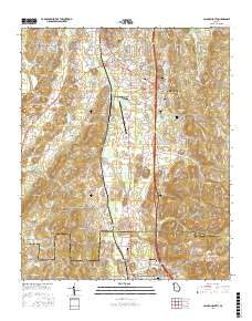 Calhoun South 2017 topographic map thumbnail