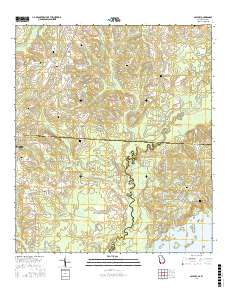 Calvary 2017 topographic map thumbnail
