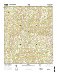 Canoochee 2017 topographic map thumbnail