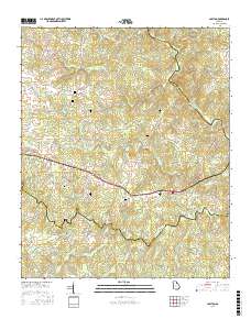 Carlton 2017 topographic map thumbnail