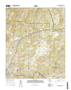 Cedartown East 2017 topographic map thumbnail