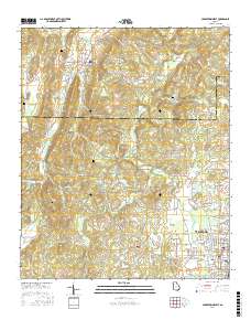 Cedartown West 2017 topographic map thumbnail