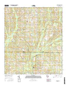 Chastain 2017 topographic map thumbnail
