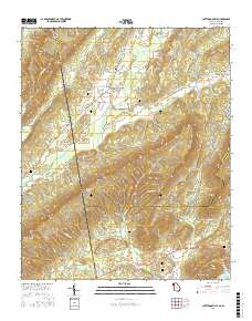 Chattoogaville 2017 topographic map thumbnail