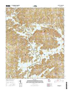 Chestatee 2017 topographic map thumbnail