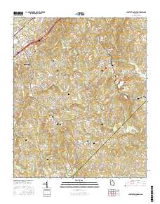 Chestnut Mountain 2017 topographic map thumbnail