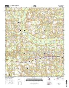 Claxton 2017 topographic map thumbnail